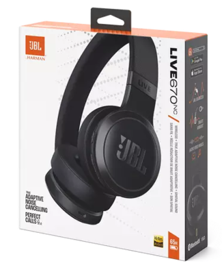 Jbllive670ncblk jbl live 670nc wireless on ear noise cancelling headphones black3