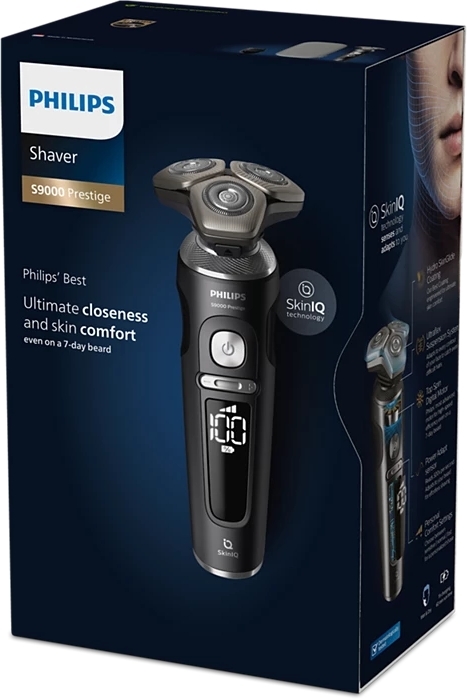 Sp9830 26   phlips shaver s9000 prestige wet   dry electric shaver with skiniq %284%29